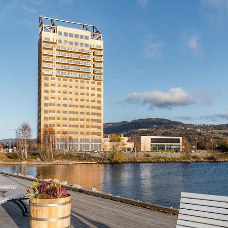 Mjos Tower Apartment - Lovely City View Sjusjøen 외부 사진